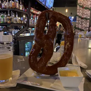 Giant pretzel