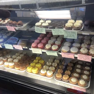 The cupcake line up!! Treat yourself @ Woodstock