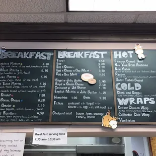 Breakfast Menu