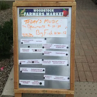 List of vendors/musicians