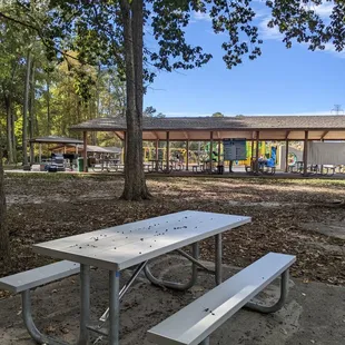Picnic tables