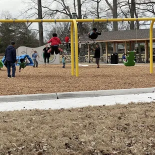 A small part of their new playground