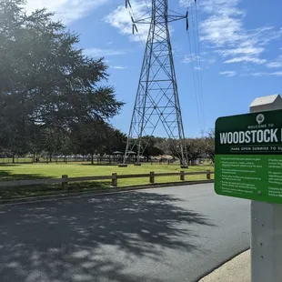 Entrance into the park.