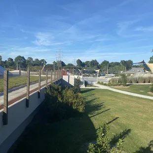 Skate park and viewing section