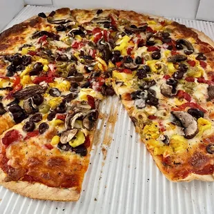 Veg head pizza