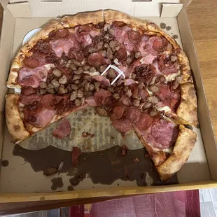 Meat Orgy Pizza