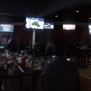 people sitting at the bar