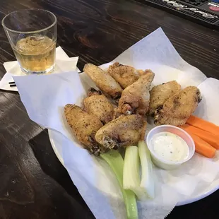 Lemon and pepper wings.