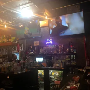 A shot of the bar
