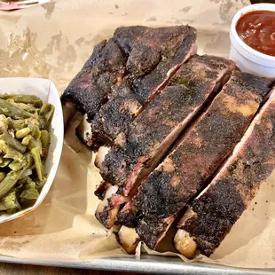 Half rack of ribs were amazing!!