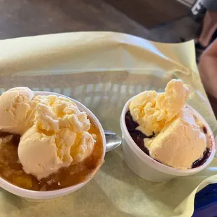 Peach &amp; Blackberry Cobbler