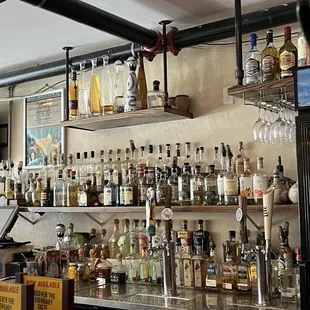 Impressive tequila selection