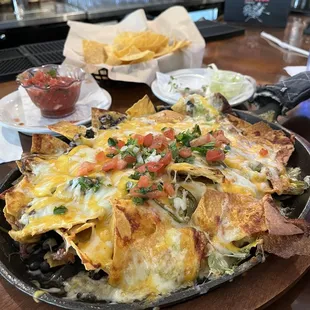 Baja Nachos with pulled beef