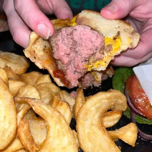 Burger that's supposed to be medium well.