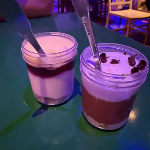 Chocolate Silk Pie &amp; Lemon and Blueberry Cheesecake