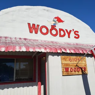 the front of woody's