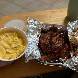 1lb of beef slices, Macaroni and Cheese!