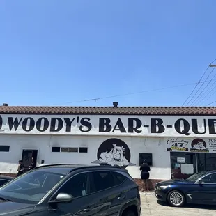 Outside area of Woody&apos;s. Place has been around for a long time!