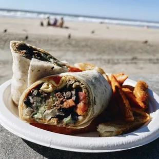 burritos and wraps, food