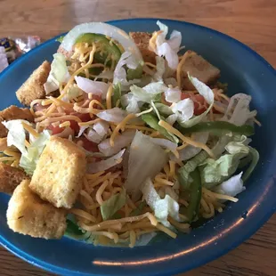 Garden salad minus ham