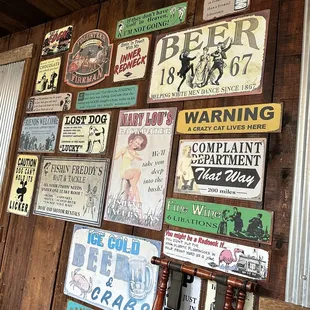Vintage signs
