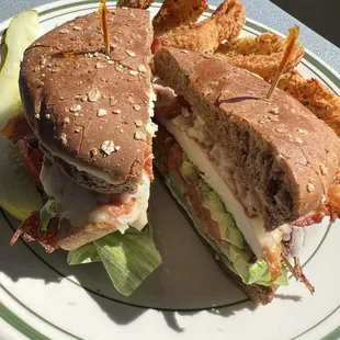 Chicken Sandwich w/ Onion Rings