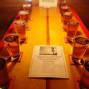 Name list of 14 soldiers who paid the ultimate price