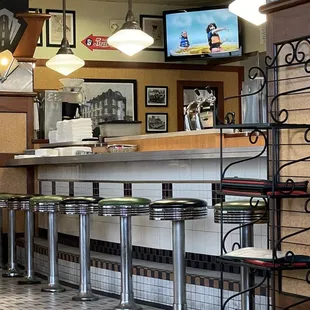 50's diner style!