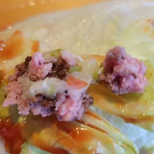 Not cooked well.