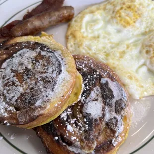 Cinnamon roll French toast