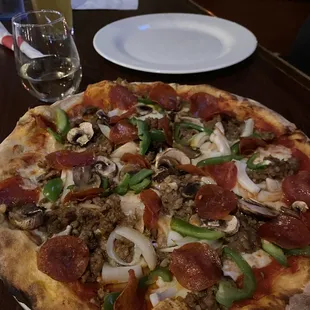 The Kitchen sink pizza