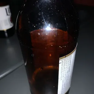 a bottle of beer
