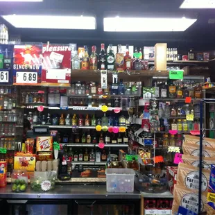 a liquor store