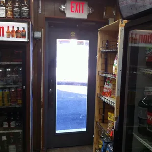 the door to the store