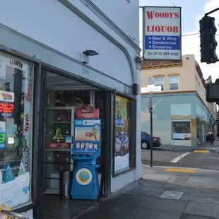 the outside of the store