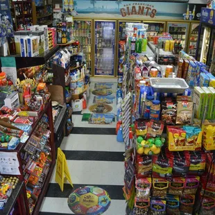 a store filled with liquor