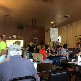 Busy place! Great list of daily specials!