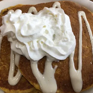 Pumpkin pancakes
