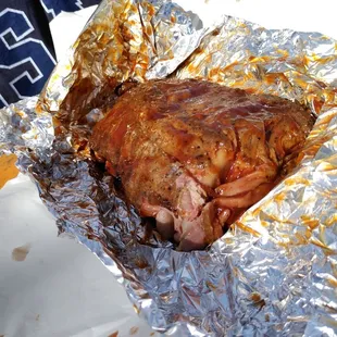 Half rack of ribs.