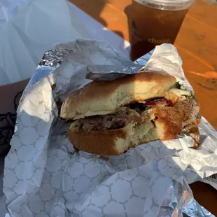 The Memphis pulled pork sandwich