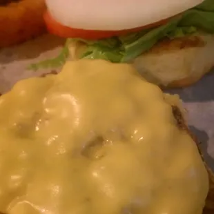 The burgers are very good.