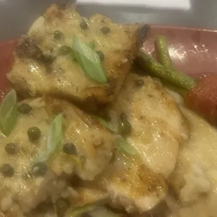 Chicken Piccata Chef menu  I would order again. Delicious!