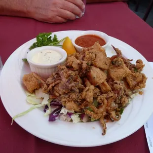 Calamari appetizer