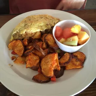 Spicy Puerto Nuevo Lobster Omelet