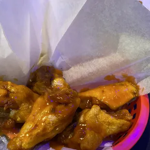 Saucy wings