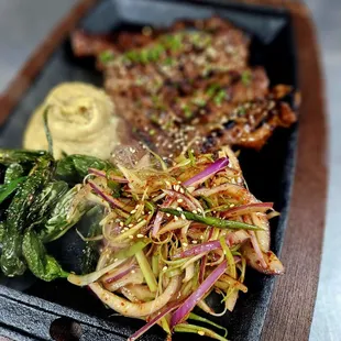a plate of food