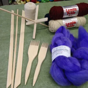 Navajo weaving tools