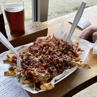 Pulled pork fries