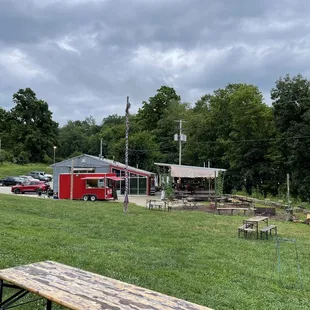 View after visiting the pigs