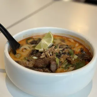 Curry Udon Grilled Pork